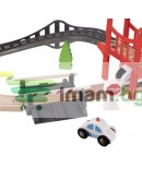 Дървено влакче с батерия 3.2 метра път